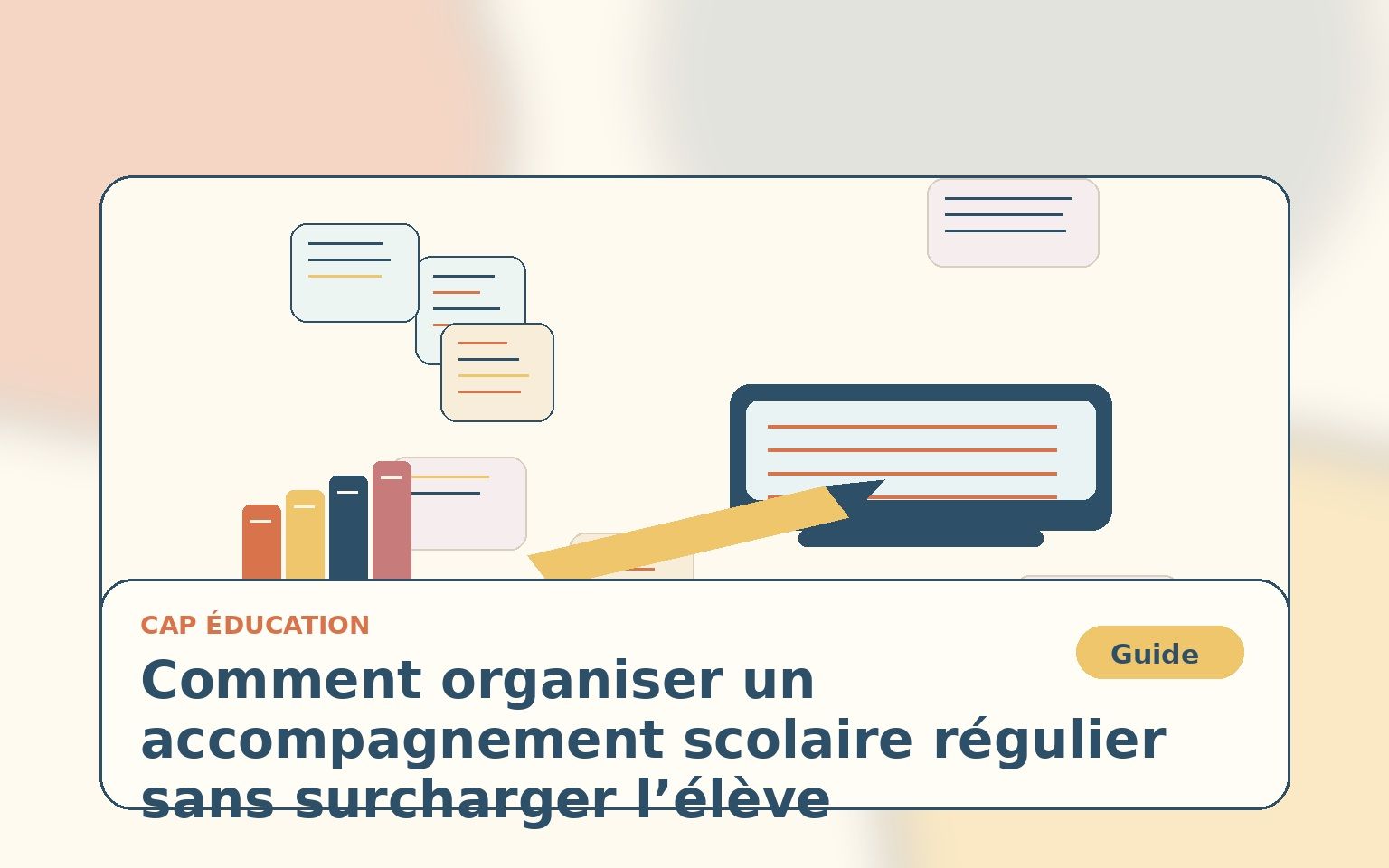 Comment organiser un accompagnement scolaire régulier sans surcharger l’élève